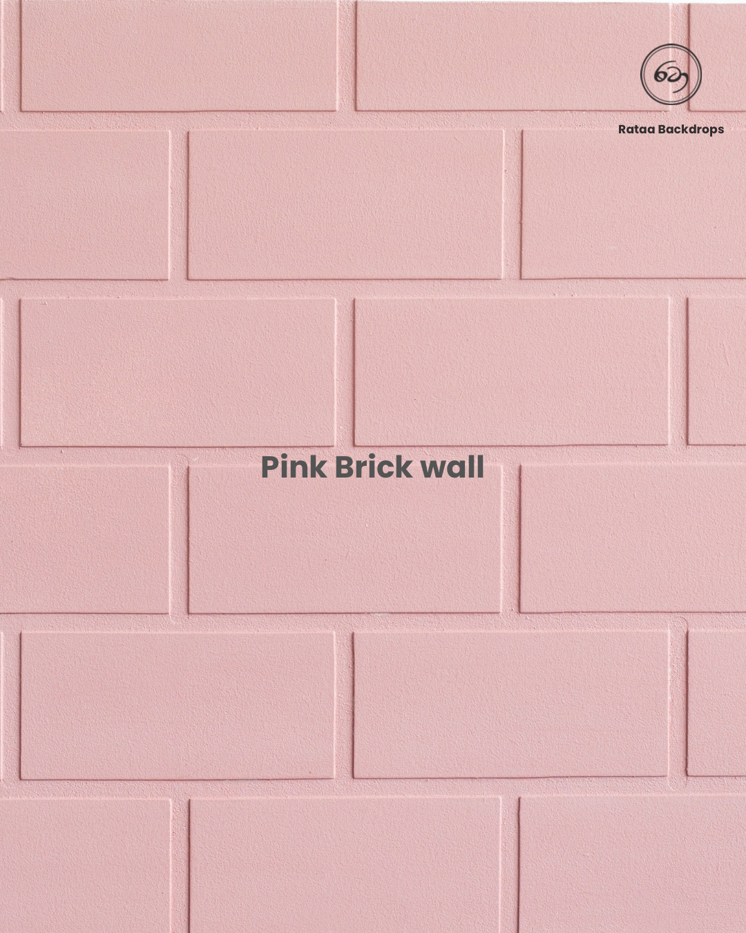 Pink Brick Wall Backdrop