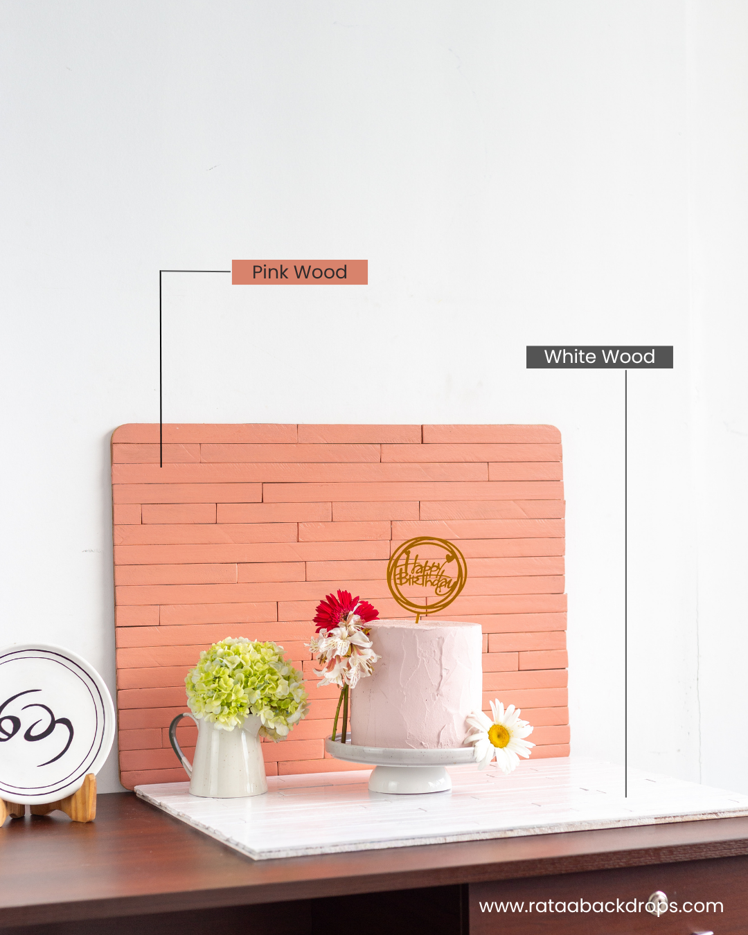 Pink Wood Backdrop