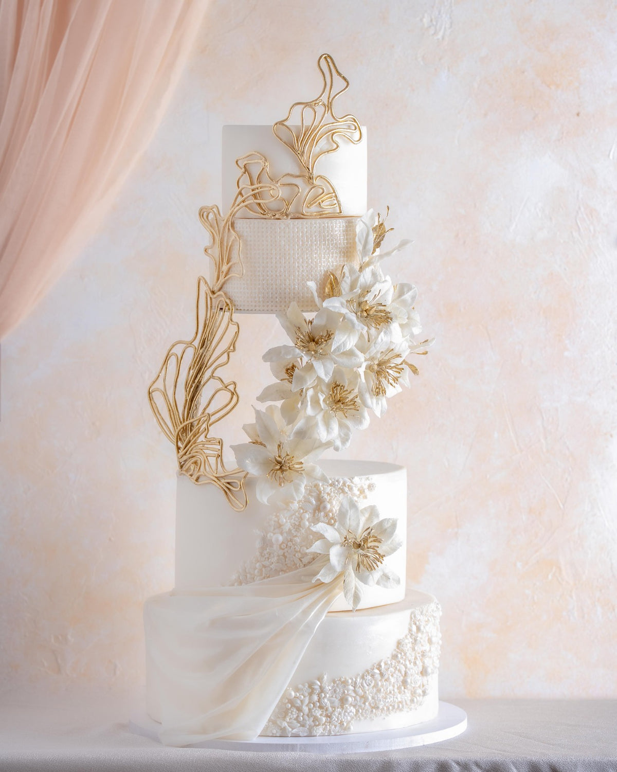 Creamsicle Backdrop 2ft by 2ft