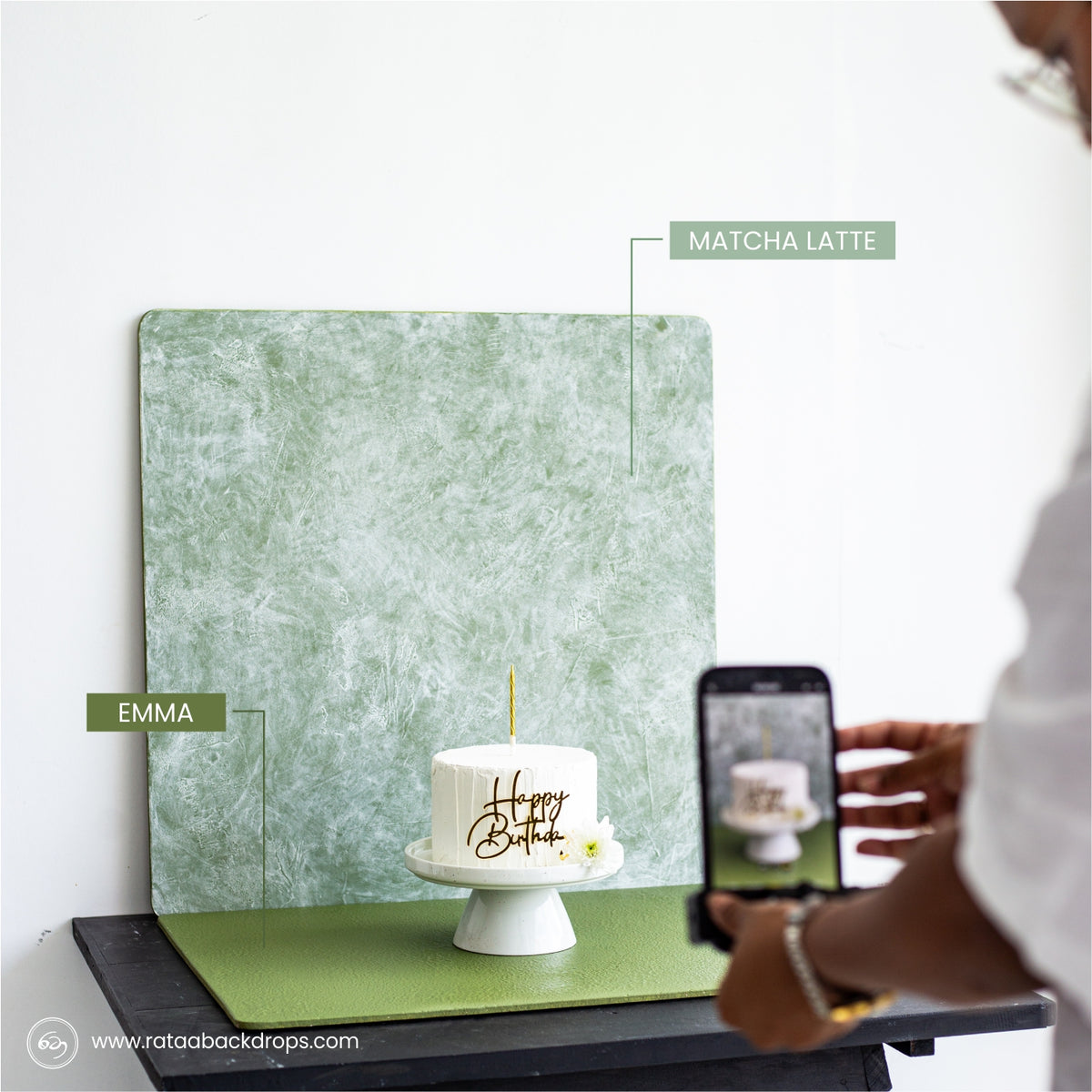 Matcha Latte Backdrop