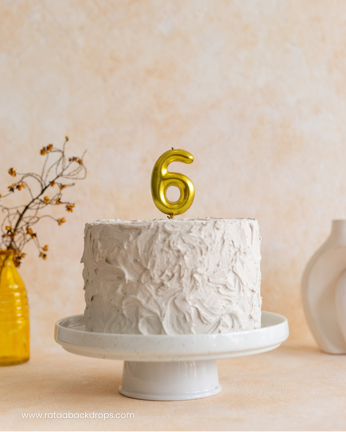 Creamsicle Backdrop 2ft by 2ft